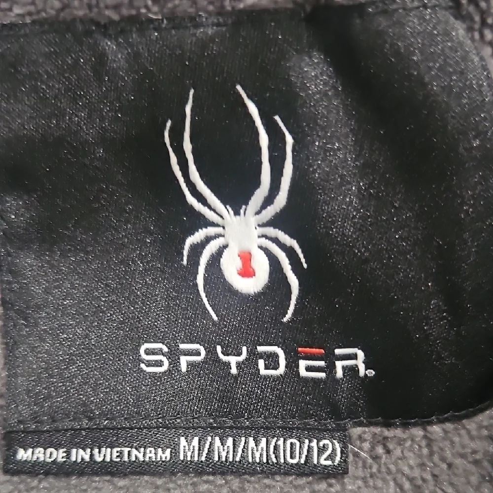 Spyder Kids Two-Tone Hooded Puffer Jacket